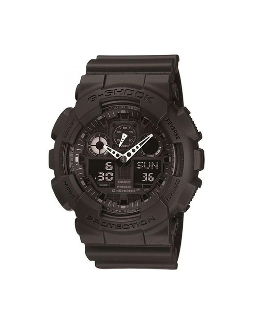 Casio G-Shock Alarm Chronograph Watch GA-100-1A1ER