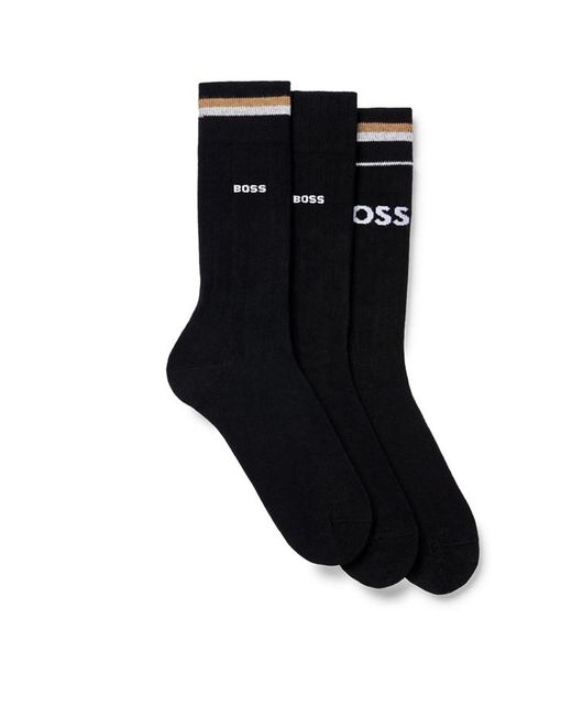 Boss 3 Pack Rib Socks