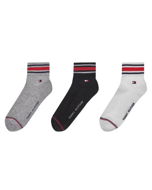 Tommy Hilfiger 3 Pack Sports quarter Socks