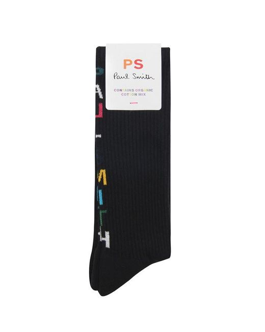 PS Paul Smith Word 1 Pack Socks