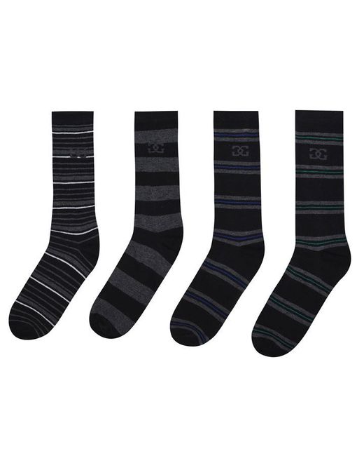 Giorgio 4 Pack Striped Socks