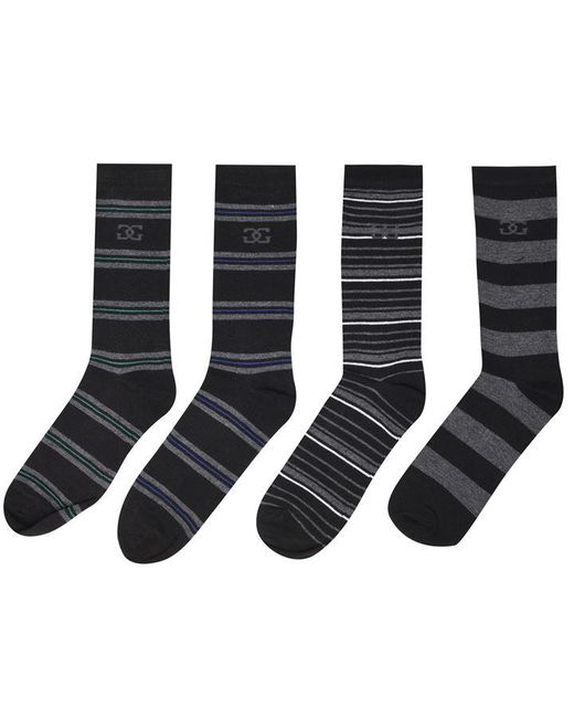 Giorgio 4 Pack Striped Socks