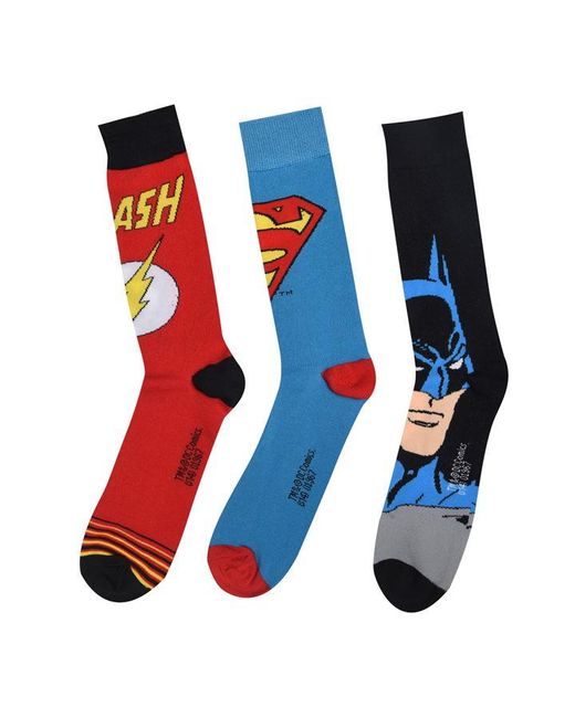 DC Comics 3 pack Crew Sock