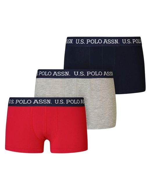 U.S. Polo Assn. 3 Pack Boxer Shorts