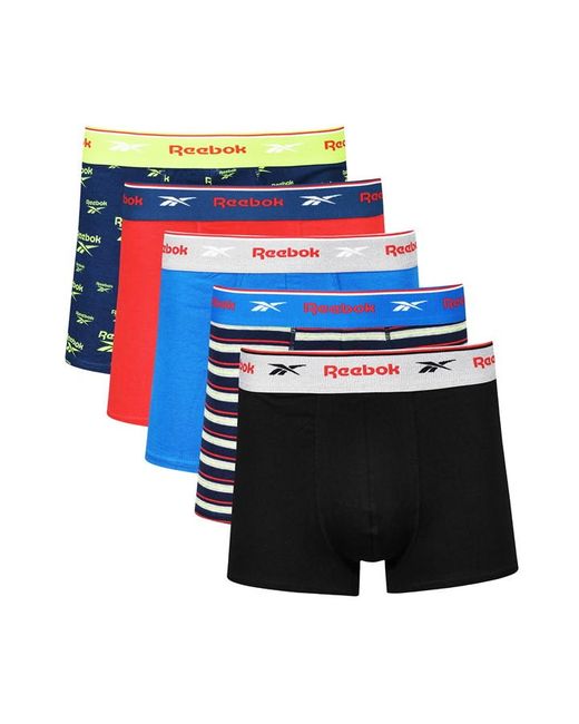 Reebok 5 Pack Boxer Shorts