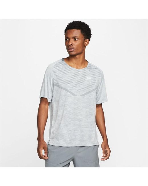 Nike Dri-fit Techknit Short Sleeve Running T Shirt