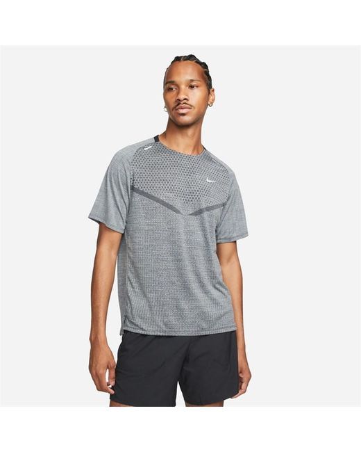 Nike Dri-fit Techknit Short Sleeve Running T Shirt