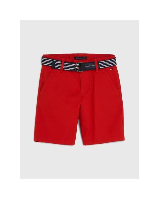 Tommy Hilfiger Essential Belted Chino Shorts