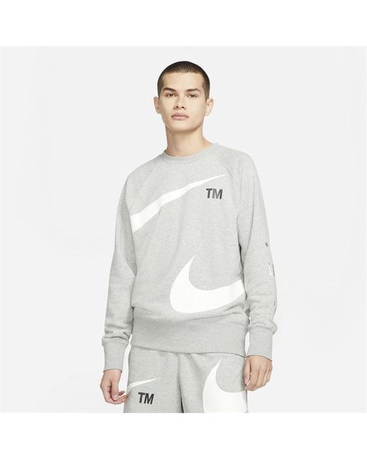 Nike Sportswear Swoosh Semi-Brushed Back Fleece Sweater