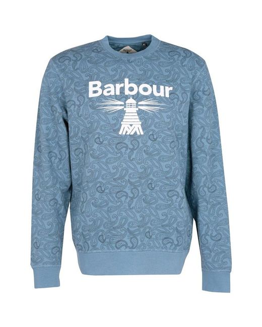 Barbour Beacon Paisley Crew Sweatshirt