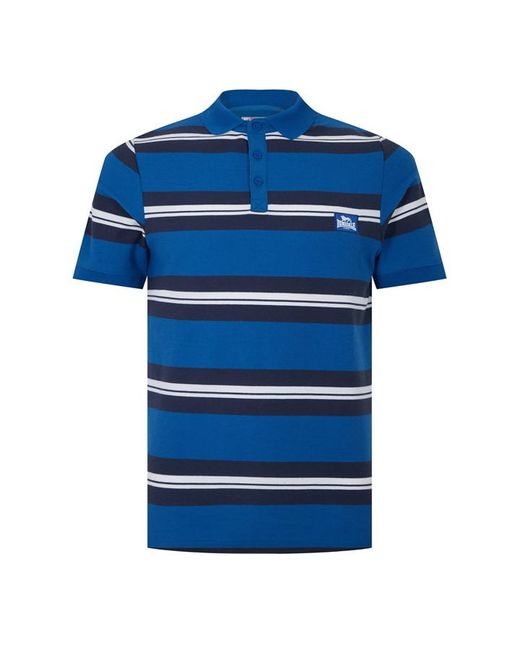 Lonsdale Yarn Dye Stripe Polo Shirt
