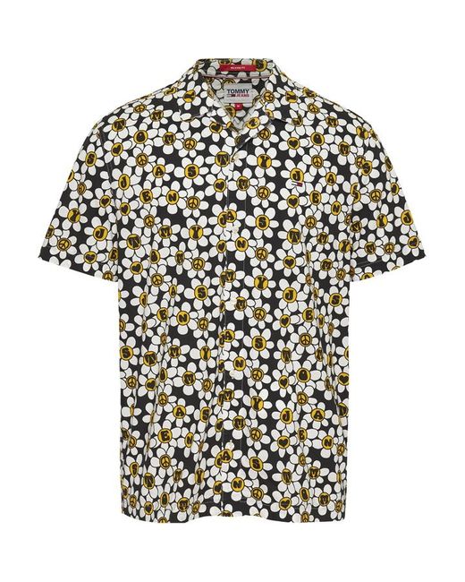 Tommy Jeans Tjm Aop Nyc Grown Daisy Shirt
