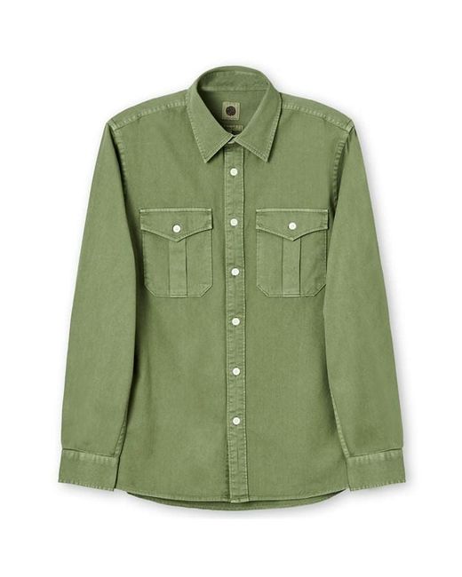 Pretty Green PG Twill LS Shirt Sn99