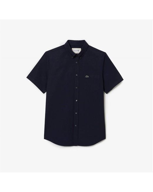Lacoste Short Sleeve Oxford Shirt