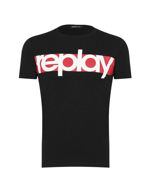 Replay Block Logo T-shirt