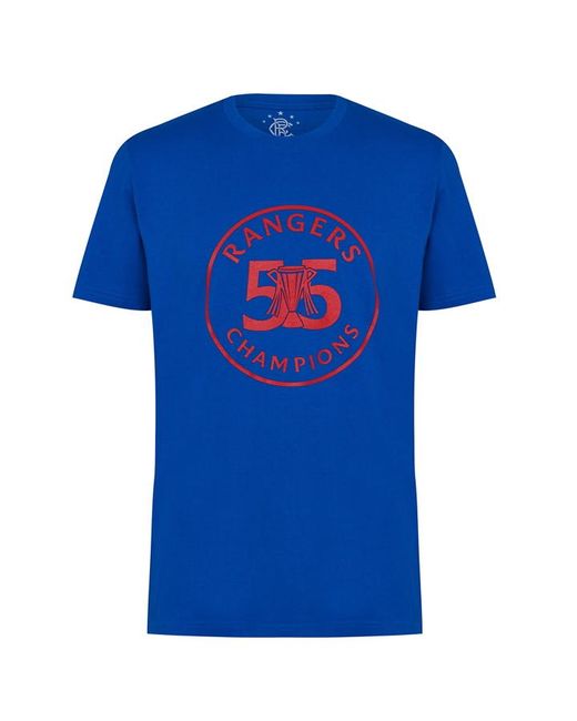 Castore Rangers 55 Champions T-Shirt
