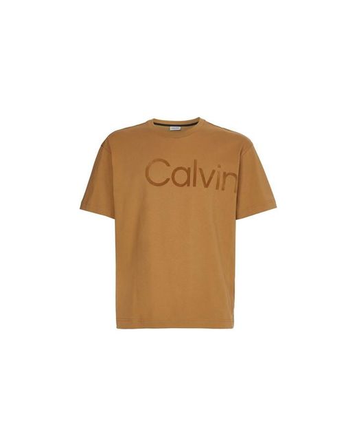 Calvin Klein Flock Logo Comfort T-Shirt