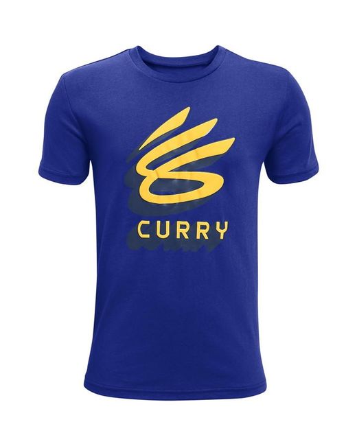 Under Armour Armour Curry Logo T-Shirt Juniors