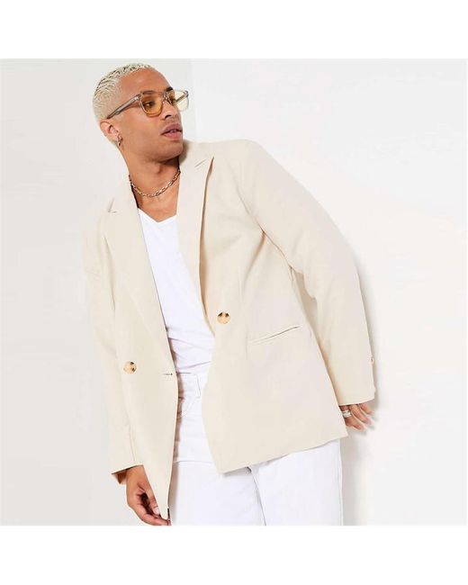 I Saw It First Premium Double Breasted Oversized Blazer