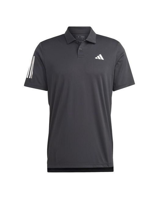 Adidas Club 3 Stripe Polo Shirt
