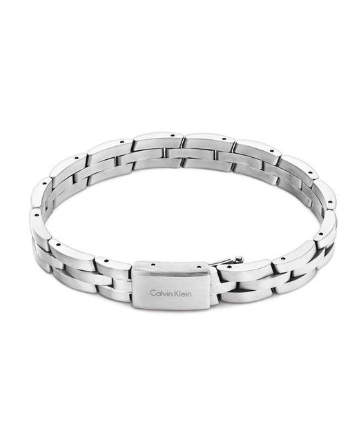 Calvin Klein Gents brushed stainless steel bracelet