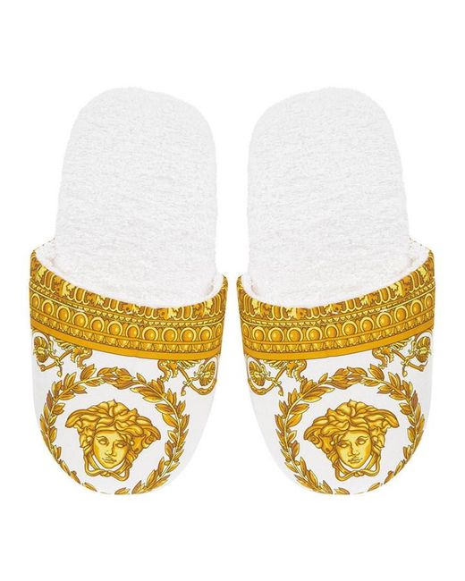 Versace Home Home BaroccoandRobe Slippers Gold