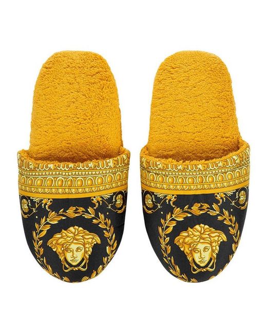 Versace Home Home BaroccoandRobe Slippers White