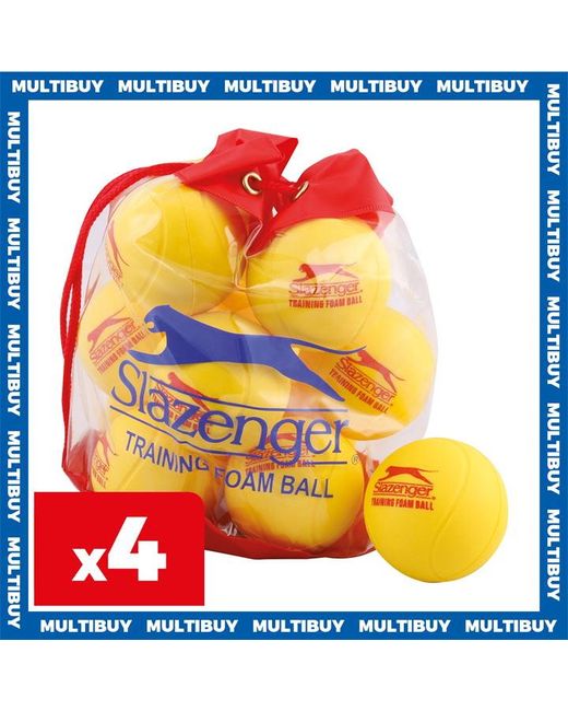 Slazenger 4 x Training Foam Balls