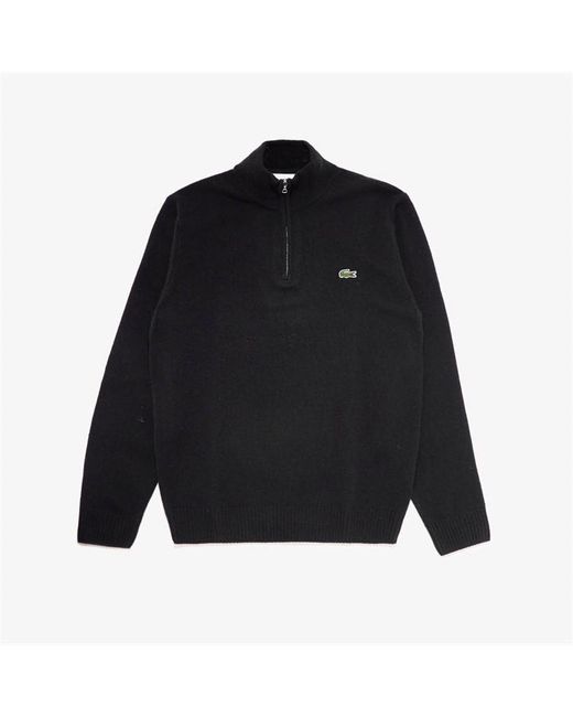 Lacoste Knitted quarter Zip Sweater