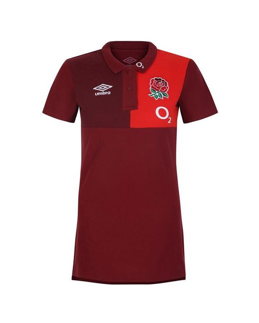 Umbro England Rugby CVC Polo Shirt 2023 2024