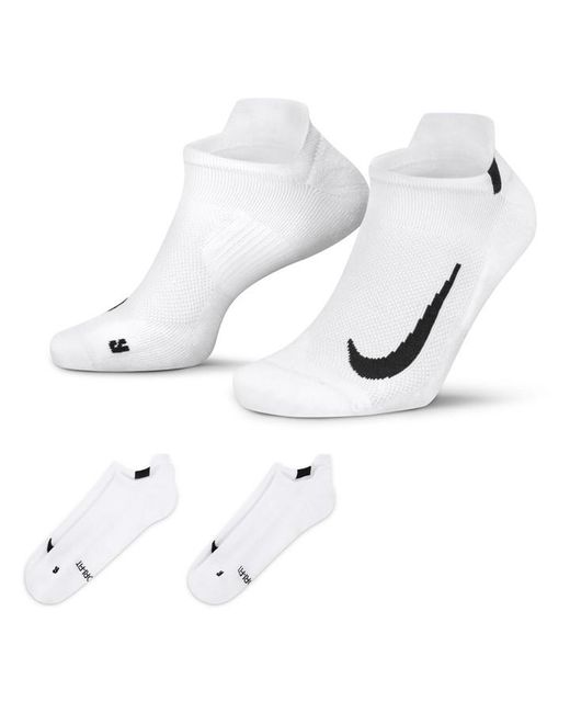 Nike Multiplier Running No-Show Socks 2 Pairs
