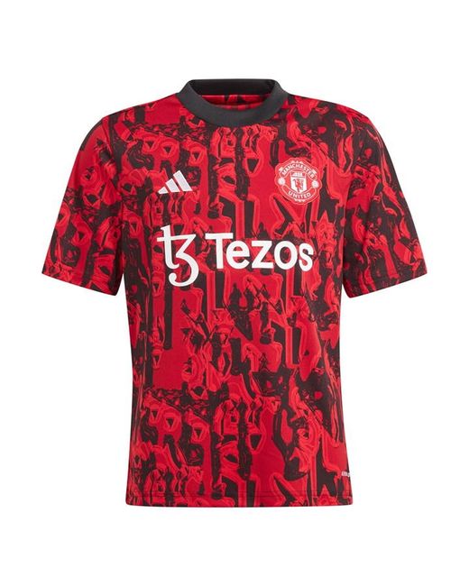 Adidas Manchester United Pre Match Shirt 2023 2024 Juniors