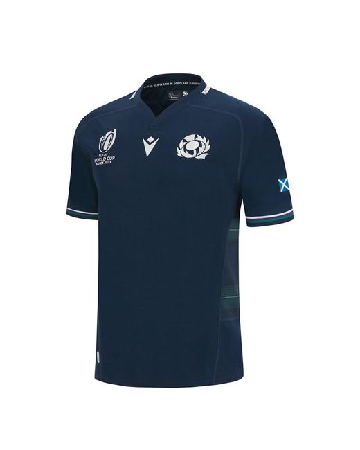 Macron Scotland Rugby Home Shirt 2023 2024 Juniors