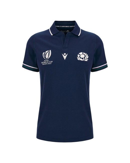 Macron Scotland Rugby Home Cotton Shirt 2023 2024