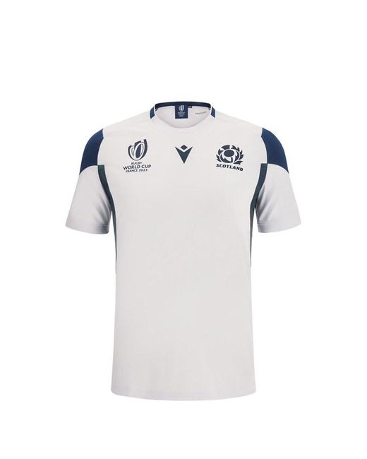 Macron Scotland Rugby Training T-shirt 2023 2024 Juniors