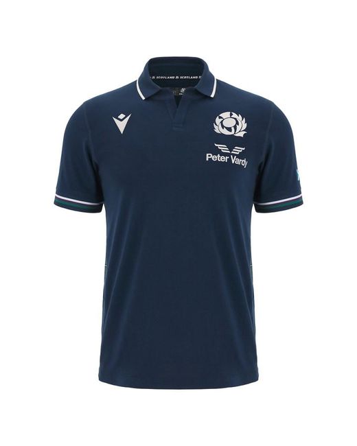 Macron Scotland Rugby 6 Nations Home Shirt 2023 2024 Adults
