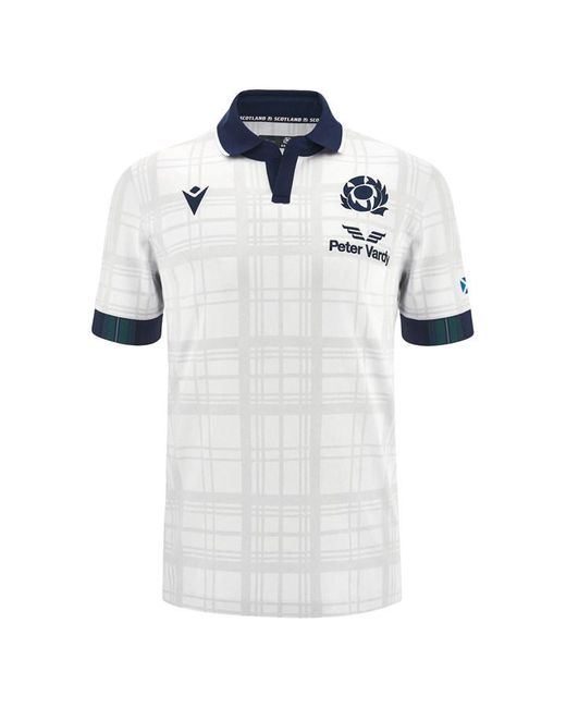 Macron Scotland Rugby 6 Nations Away Shirt 2023 2024 Adults