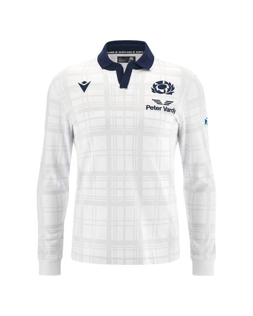 Macron Scotland Rugby Away 6 Nations Shirt 2023 2024 Adults