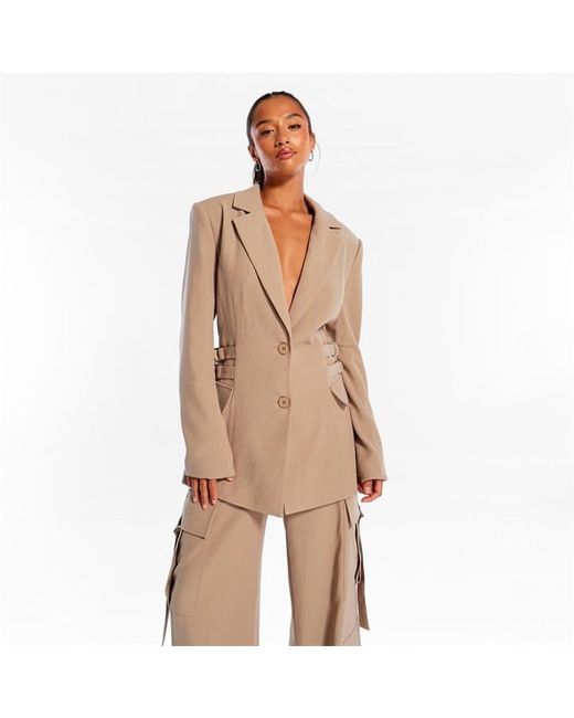 Missguided Co Ord Utility Blazer