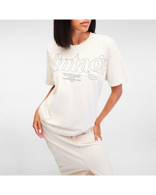 Missguided Vintage Graphic T Shirt