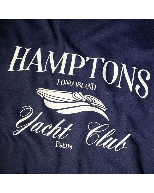 Missguided Hamptons Oversized Graphic Sweatshirt