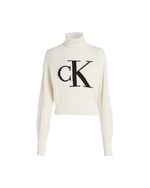 Calvin Klein Jeans Blown Up Ck Loose Sweater