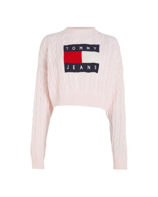 Tommy Jeans Tjw Bxy Center Flag Sweater