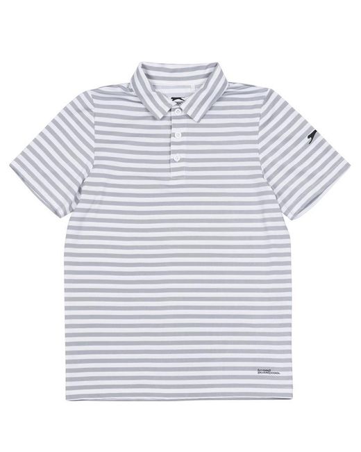 Slazenger Stripe Polo Shirt Junior