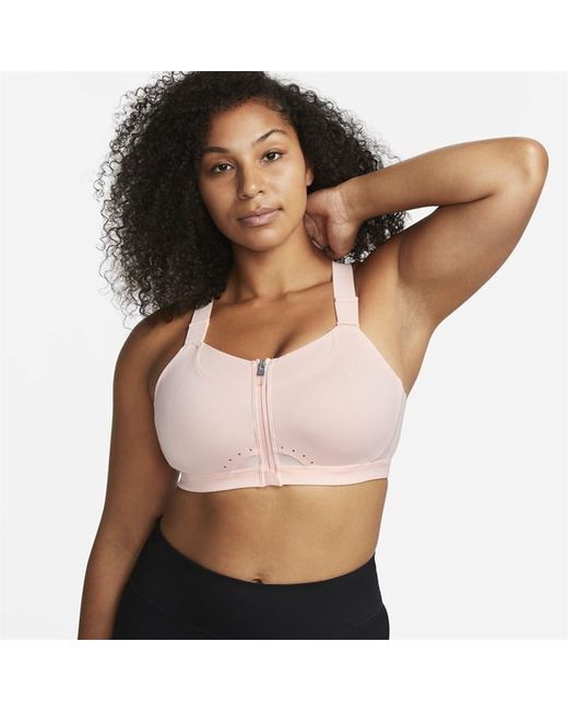 Nike Dri-FIT Alpha High-Support Padded Zip-Front Sports Bra