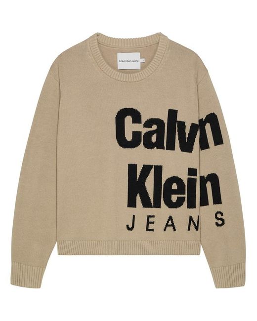 Calvin Klein Jeans Blown-Up Logo Layers Sweater