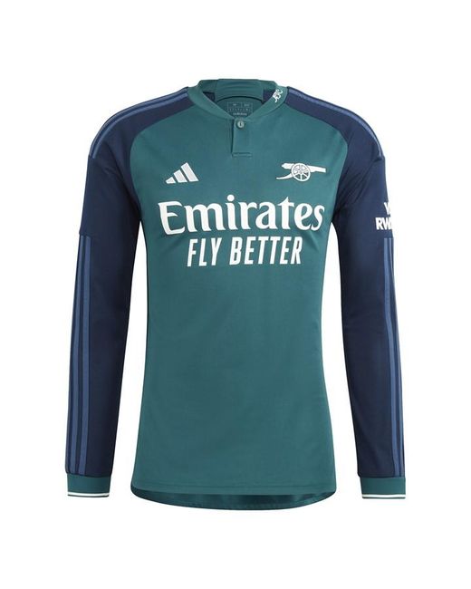 Adidas Arsenal Long Sleeve Third Shirt 2023 2024 Adults