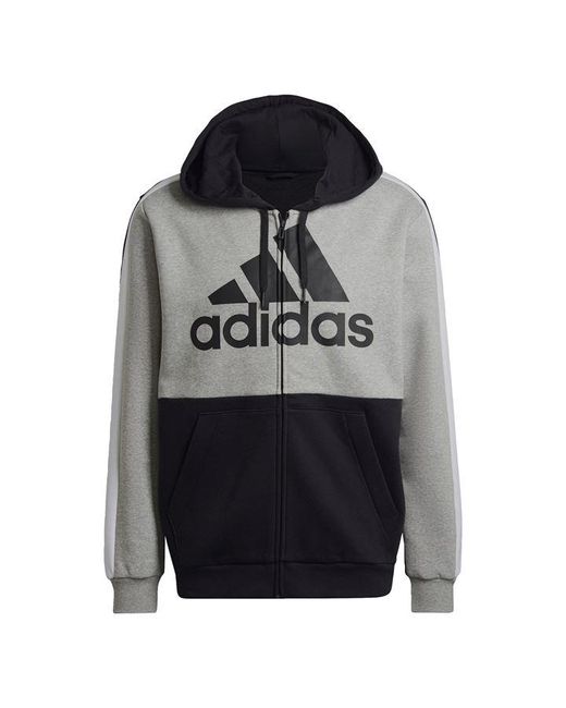 Adidas Colorblock Fleece Full-Zip Hoodie