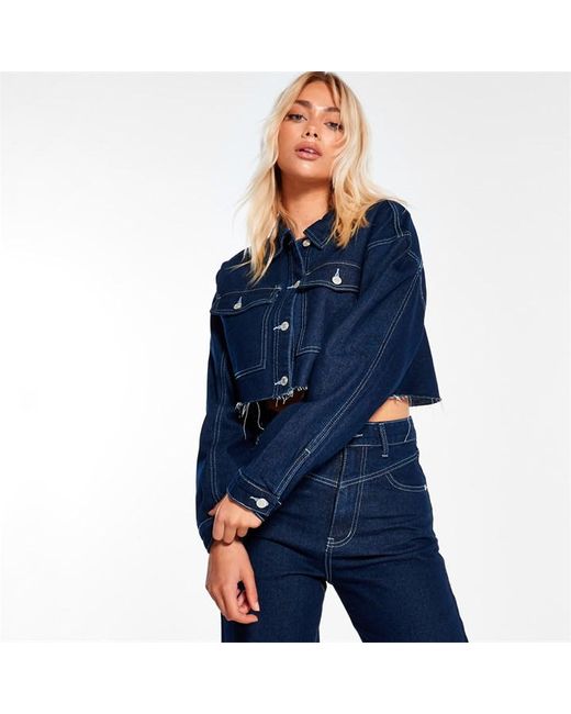 Missguided Co Ord Pocket Detail Cropped Jacket