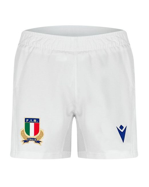Macron Italy Rugby Home Shorts 2023 2024 Adults